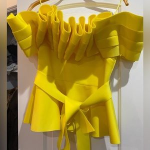 Beautiful yellow top purchased Italian boutique